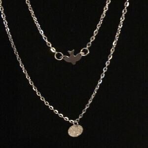 Boho 2 Layer Dove Necklace